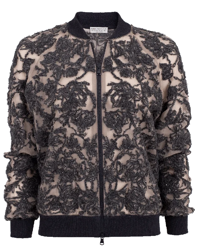 Paillette Embroidered Jacket