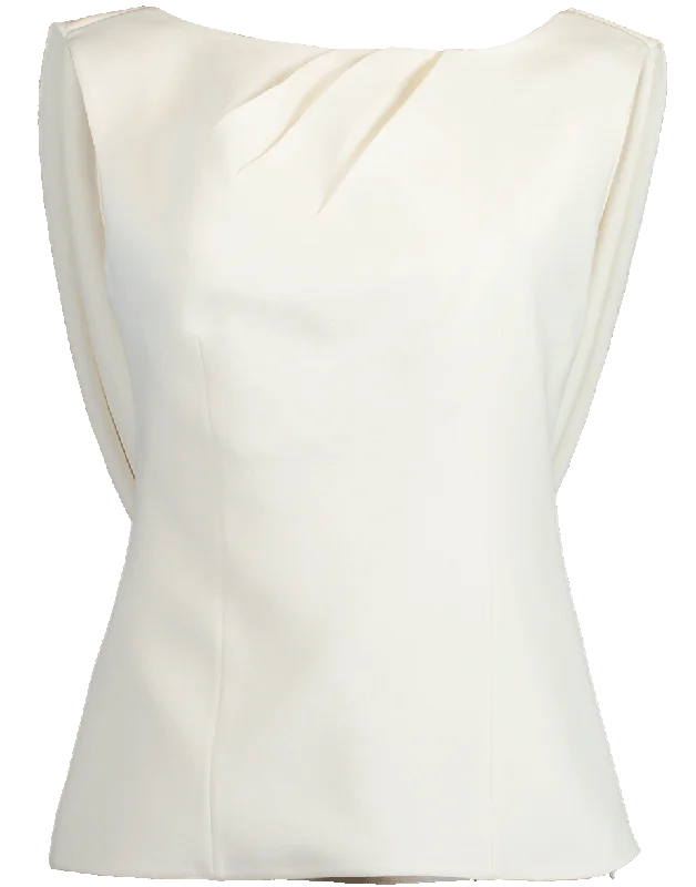 Antasia Draped Crepe Top