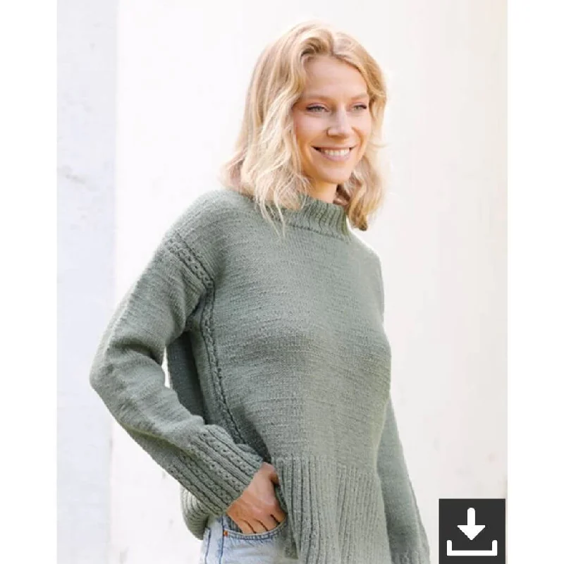 Damen Pullover Forest Mystery Strickanleitung - Drops (PDF)