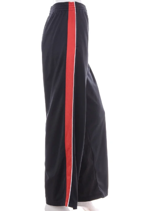 Label Geri Wide Leg Sports Trousers