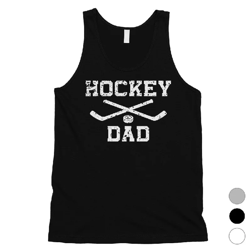 Hockey Dad Mens Best Devoted Kind Cool Father's Day Sleeveless Top