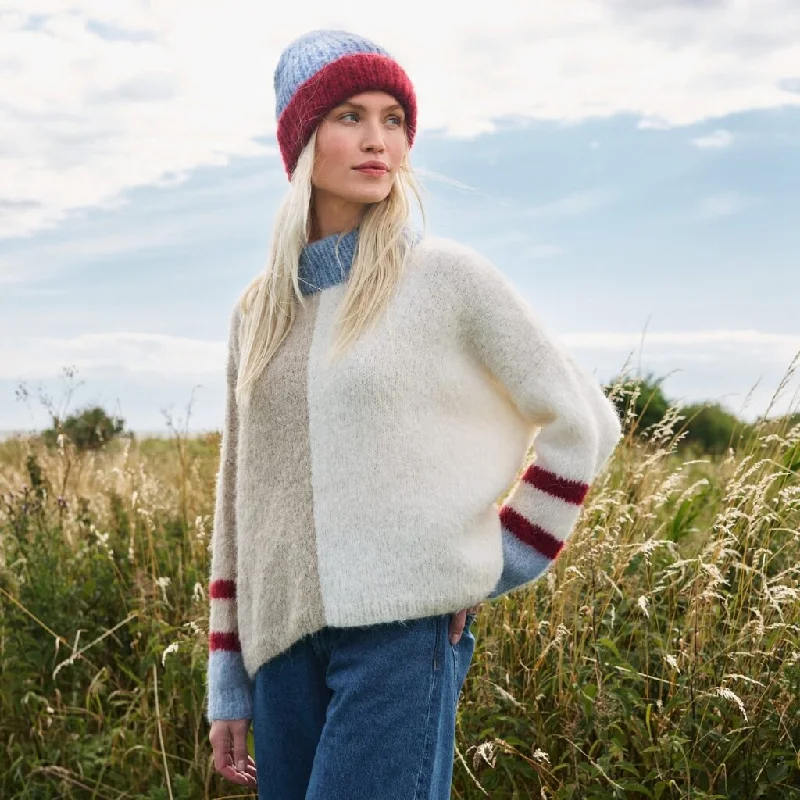 Oversized Pullover mit Rollkragen Strickanleitung - Lana Grossa (Heft)