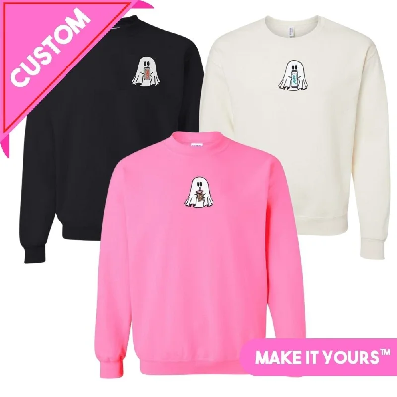 Make It Yours™ 'Ghost Drinks' Crewneck Sweatshirt