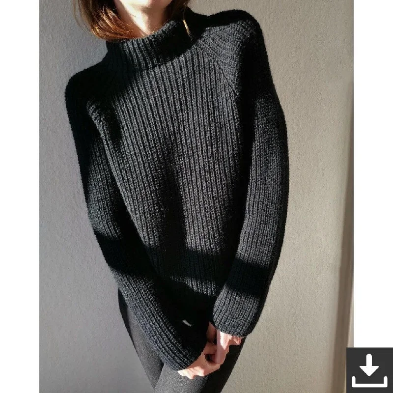 Raglanpullover JURI Sweater Strickanleitung - Paula strickt (PDF)