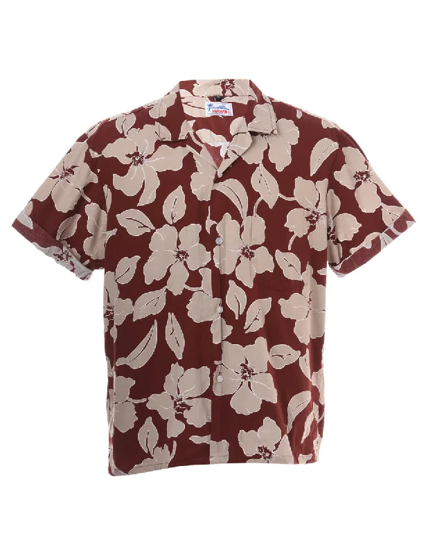 Label Harvey Roll Sleeve Hawaiian Shirt