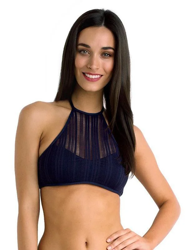 SUM3201 Summer Of Love High Neck Crop Bra - Isola