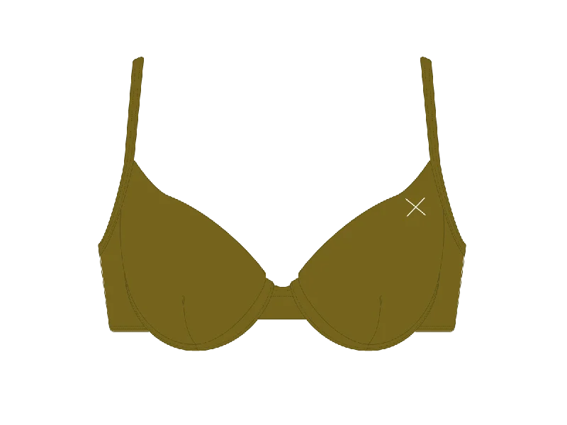 Khaki Bustier Top