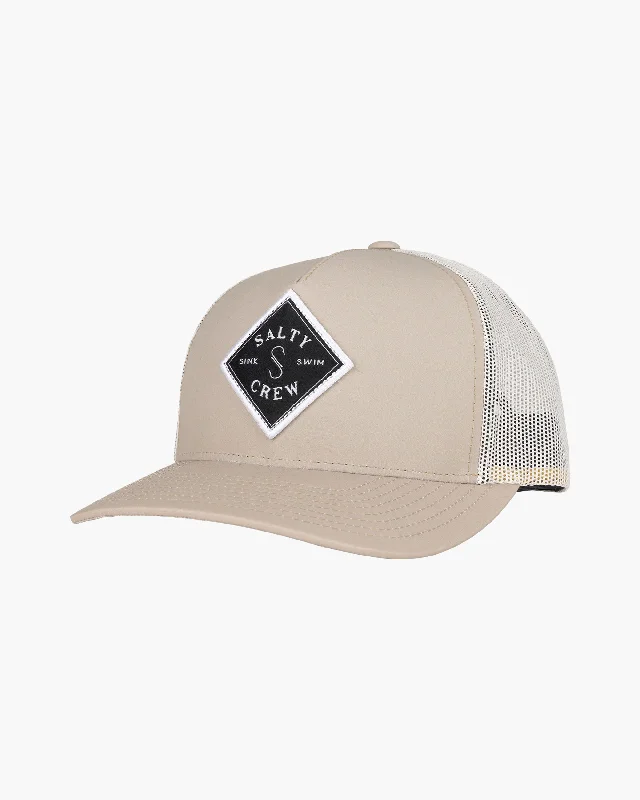 Sea Line Retro Trucker - Tan/Ivory