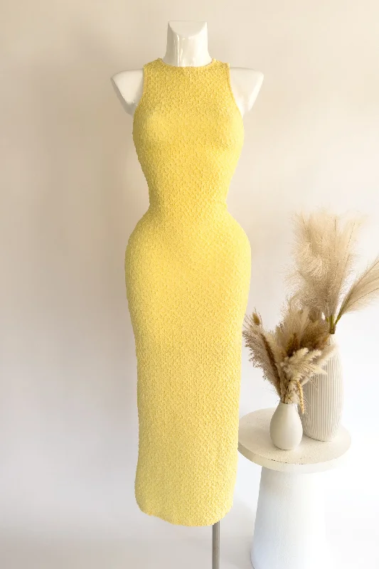 Hana Midi Dress - Yellow