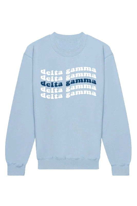 Delta Gamma Ride The Wave Crewneck Sweatshirt