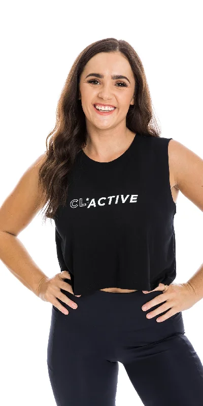 Midnight CL Active Crop Tank