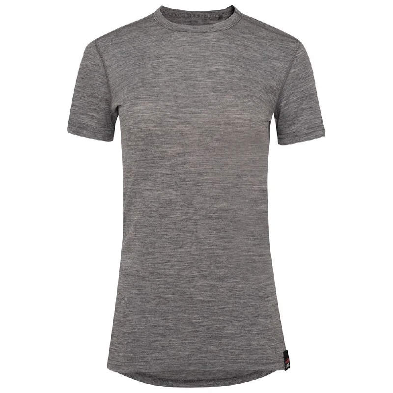 Womens Merino 150 Short Sleeve Crew (Charcoal)