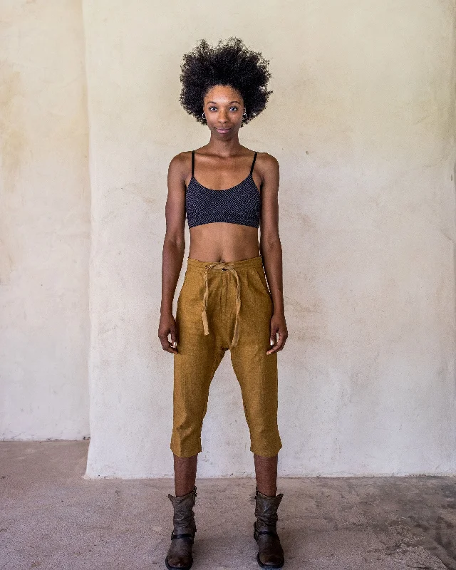 Linen Pants - Tumeric