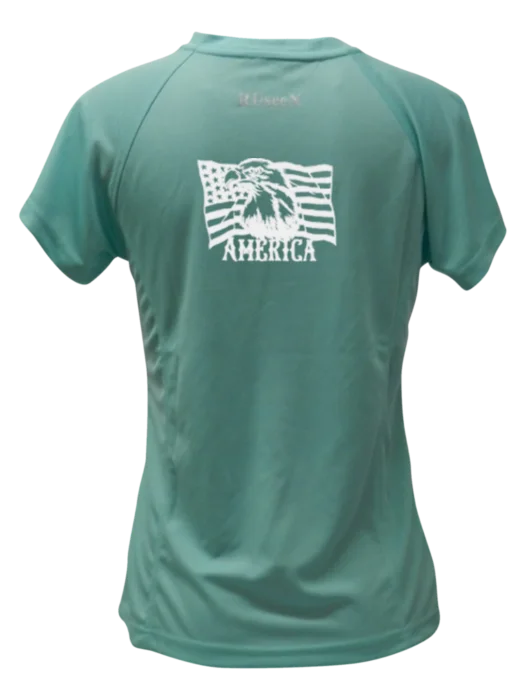 Women's Reflective Short Sleeve Shirt - America