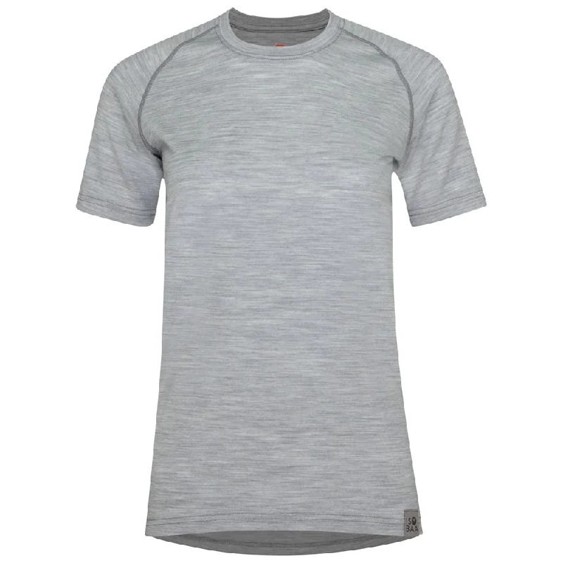 Womens IsoSoft 180 Short Sleeve Crew (Cloud)