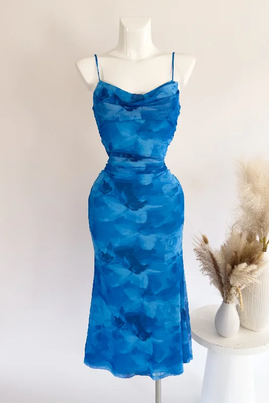 Swift Midi Dress - Blue