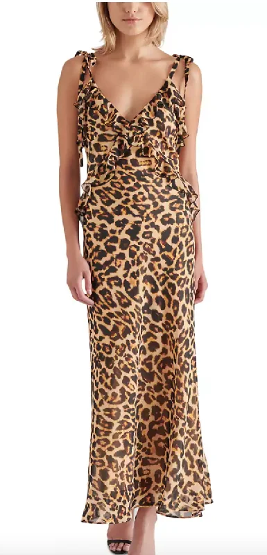 Steve Madden Maxi Dress in Leopard