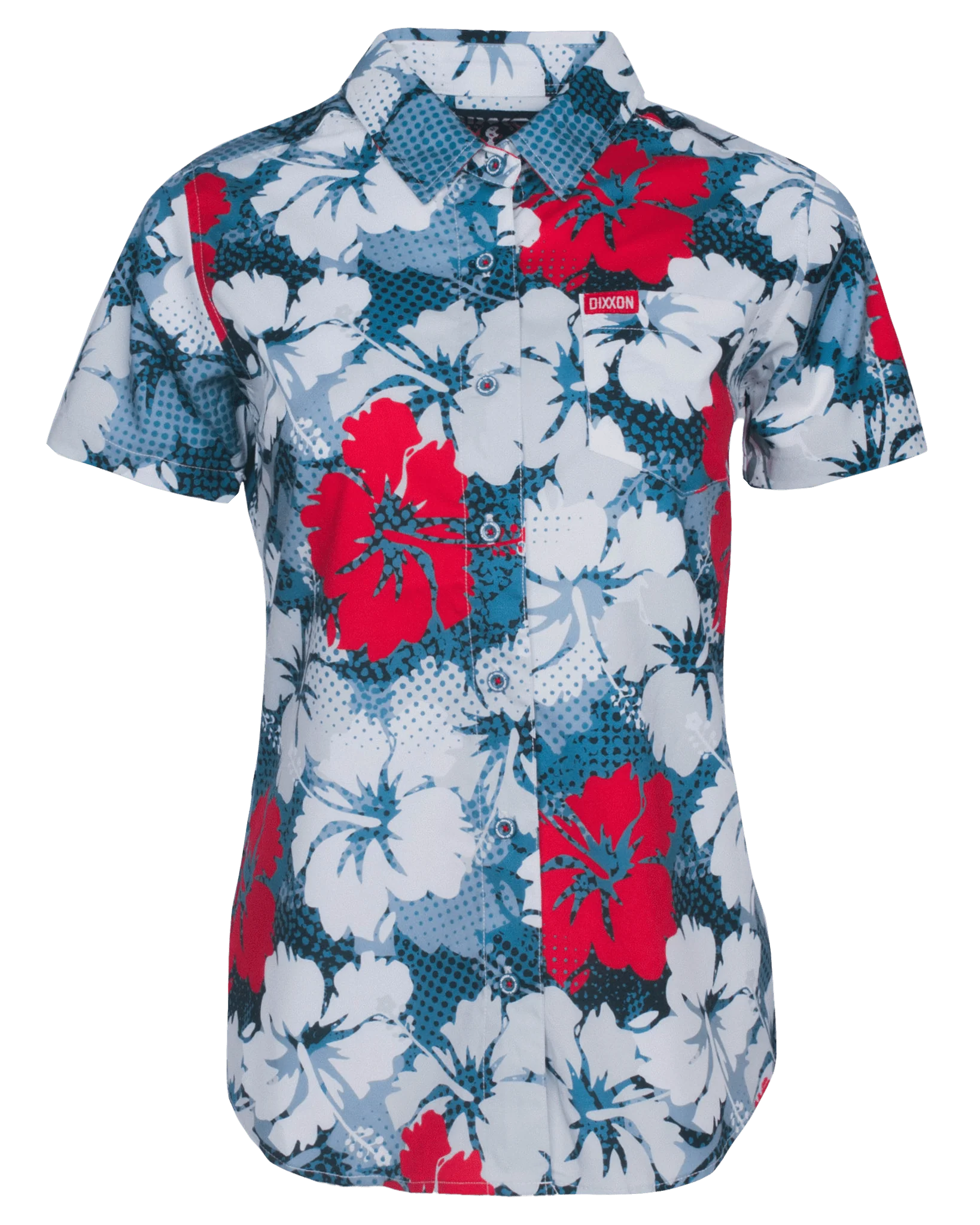 Maui Modern Women's Short Sleeve Party Shirt