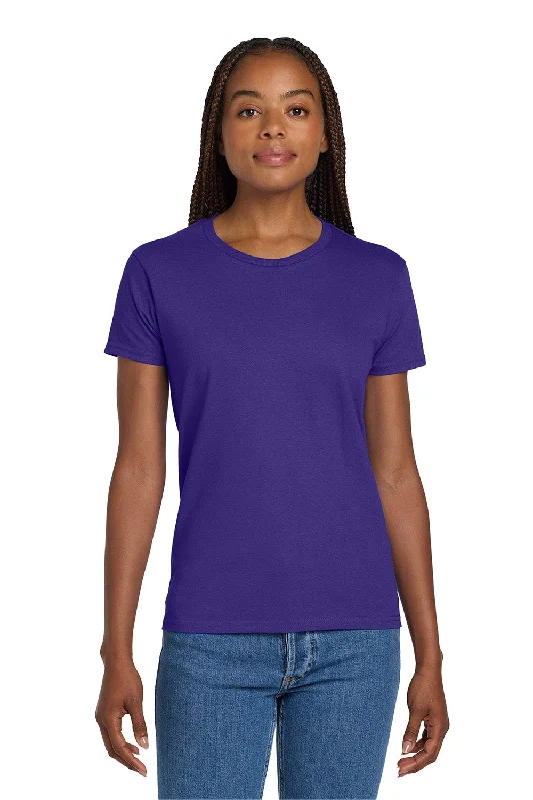 Gildan Womens Ultra Short Sleeve Crewneck T-Shirt - Purple