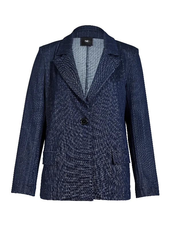 YNN blazer - Blue Stripe