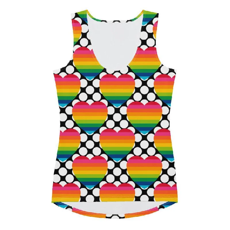 ELLIE LOVE DOT rainbow - Tank Top