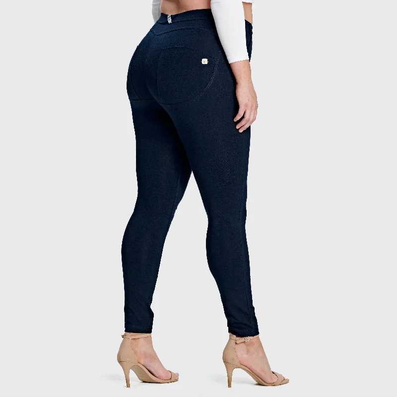 WR.UP® Curvy Fashion - High Waisted - Full Length - Navy Blue